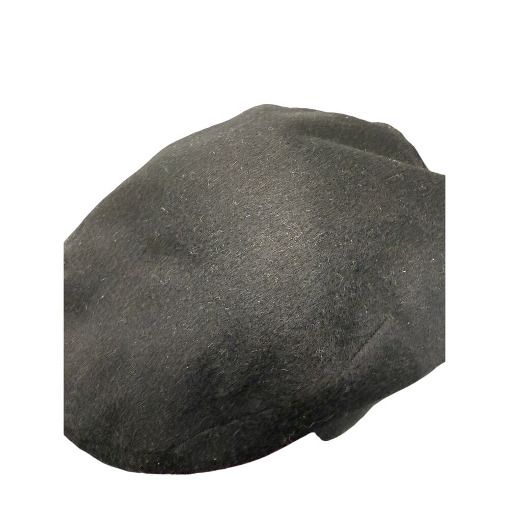 VTG Paul Stuart Newsboy DARK BLUE Cap Hat 100% Wool Made in Italy 7 3/8 winter - Picture 6 of 6